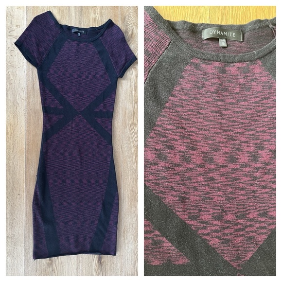 DYNAMITE Bodycon Knitted Dress - Picture 1 of 4